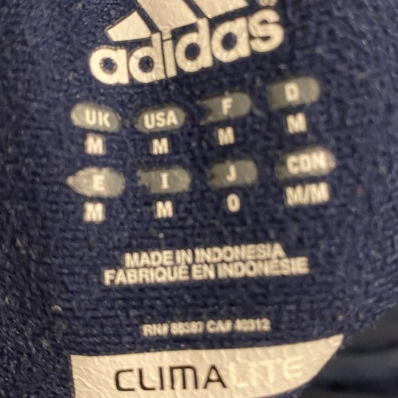 Adidas Climalite Navy Blue Athletic Track Pants Medium - Picture 6 of 7